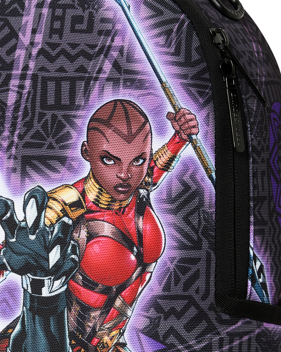 BLACK PANTHER OFFICIAL COLLAB - NEVER BACK DOWN BACKPACK - Image 6