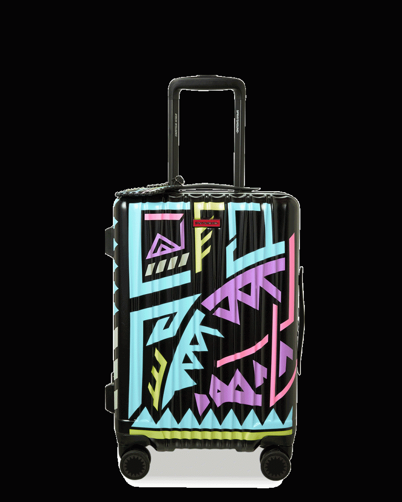 A.I. PATH TO THE FUTURE III HARDSHELL CARRY-ON LUGGAGE ?C SANDFLOWER COLLAB