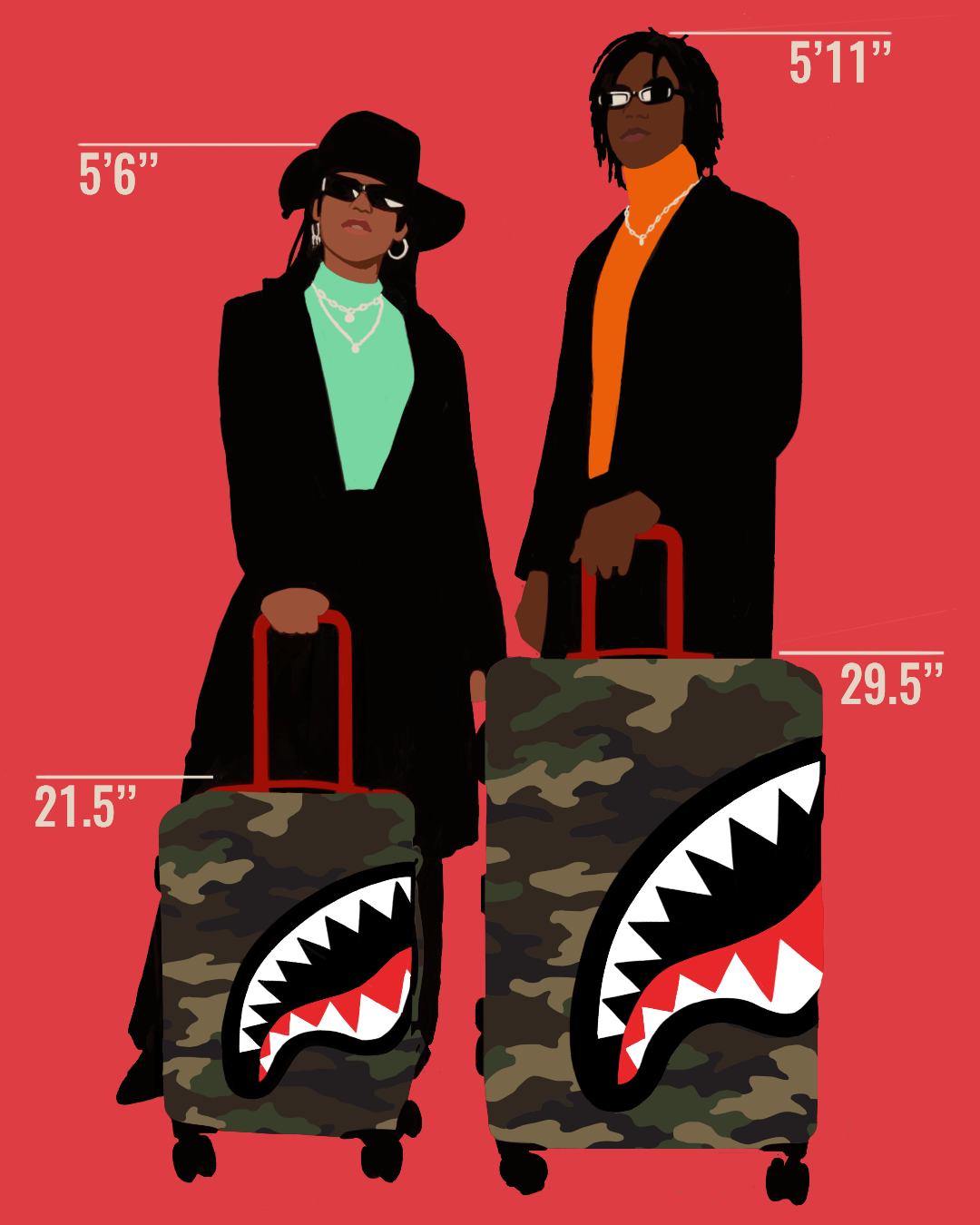 SHARKNAUTICS (CAMO) 21.5 CARRY-ON LUGGAGE - Image 16