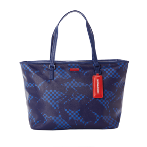 SHARK CHECK (BLUE) TOTE